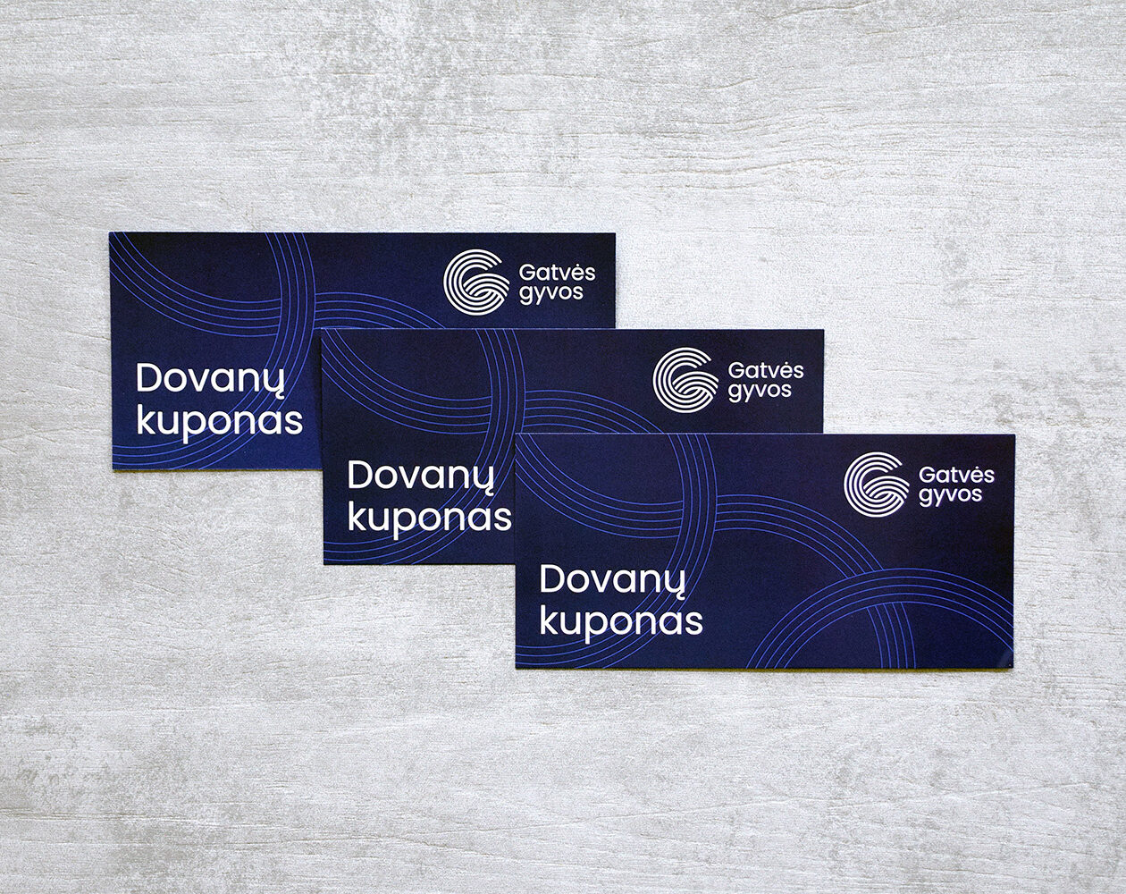 „Gatvės gyvos“ dovanų kuponai